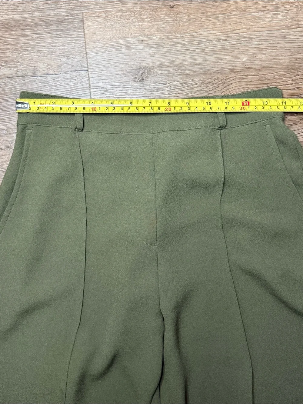 Spanx Crepe Olive Wrap Blazer & Wide-Leg Pants Suit Set - Women